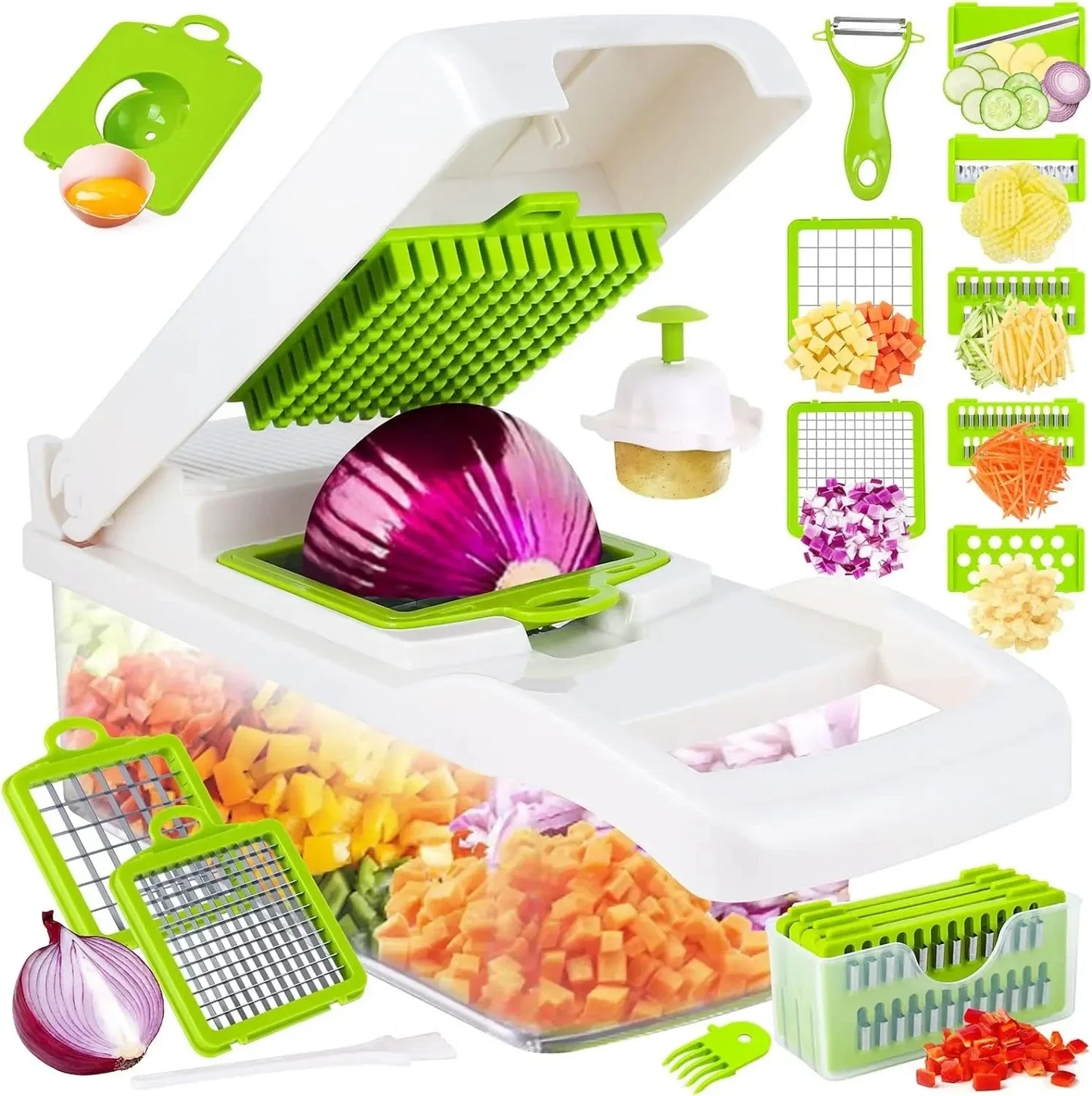 Multifunction Vegetable Cutter And Food Chopper Kitchen Gadget
