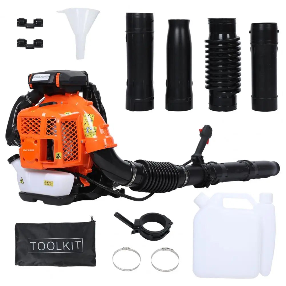 Hign-concerned 80CC Backpack Gas Leaf Blower 900CFM