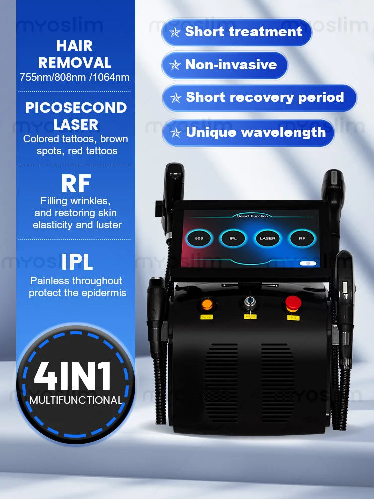 Myoslim 4in1 Diode Laser Pico IPL RF Beauty Device