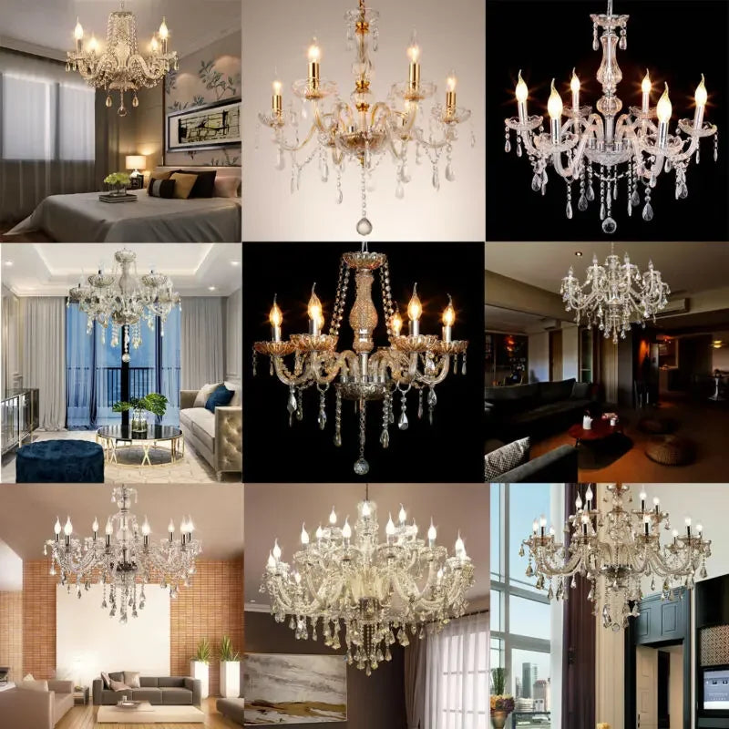 Ridgeyard K9 Crystal Chandelier Four To Eighteen Arms