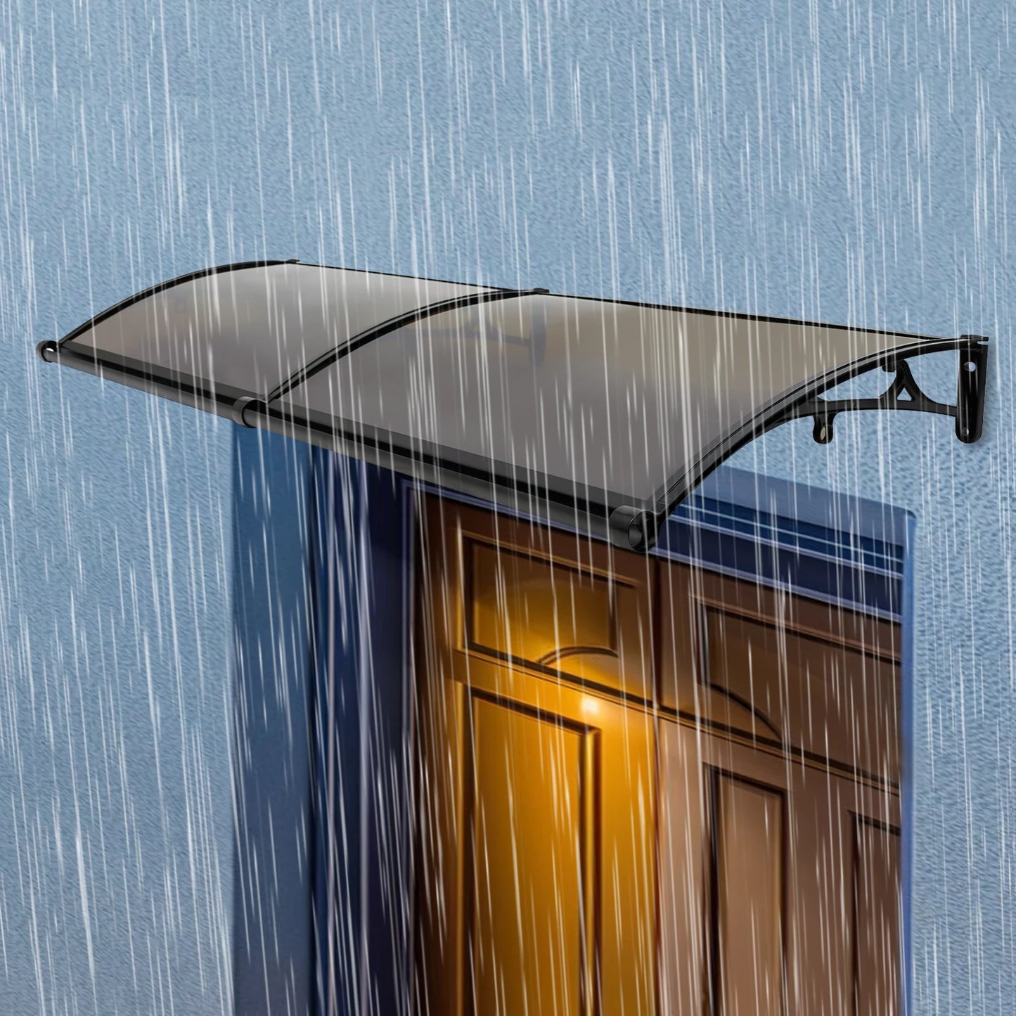 Hign Concerned Front Door Arch Rainshed Canopy Outdoors