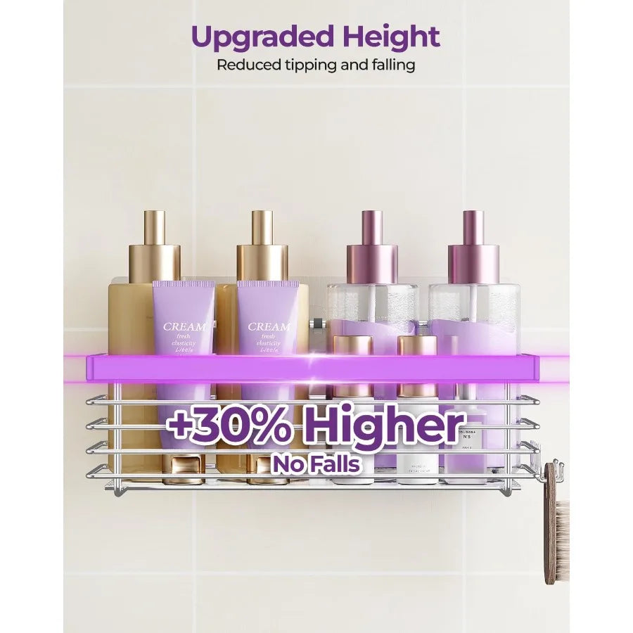 Hign-concerned Stainless Steel Shower Caddy Wall Mounted