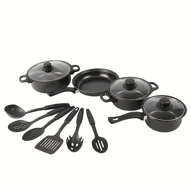 AEHOME Nonstick Stainless Steel Cookware Set With Pots And Pan