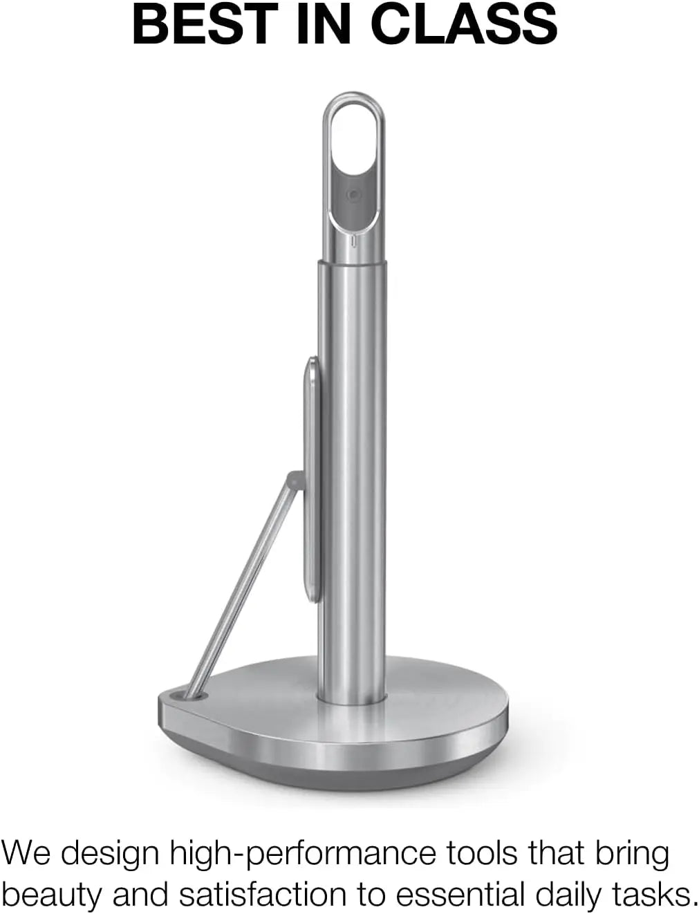Stainless Steel Standing Paper Towel Holder With Integrated Spray Pump