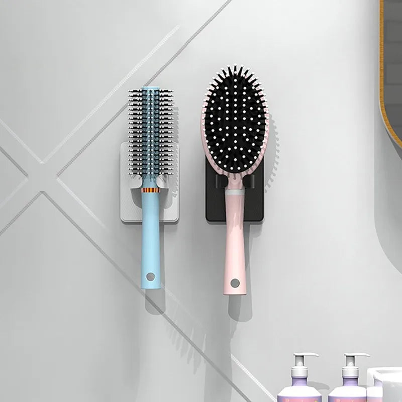 Hign-concerned Wall Mounted Comb Holder Hair Brush Storage Rack
