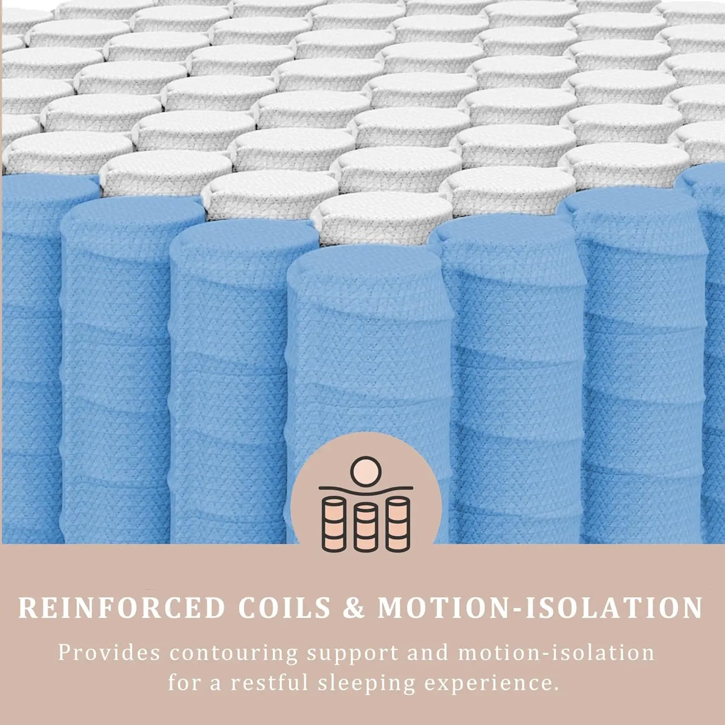 BedStory Hybrid Gel Memory Foam Mattress With Pocket Spring