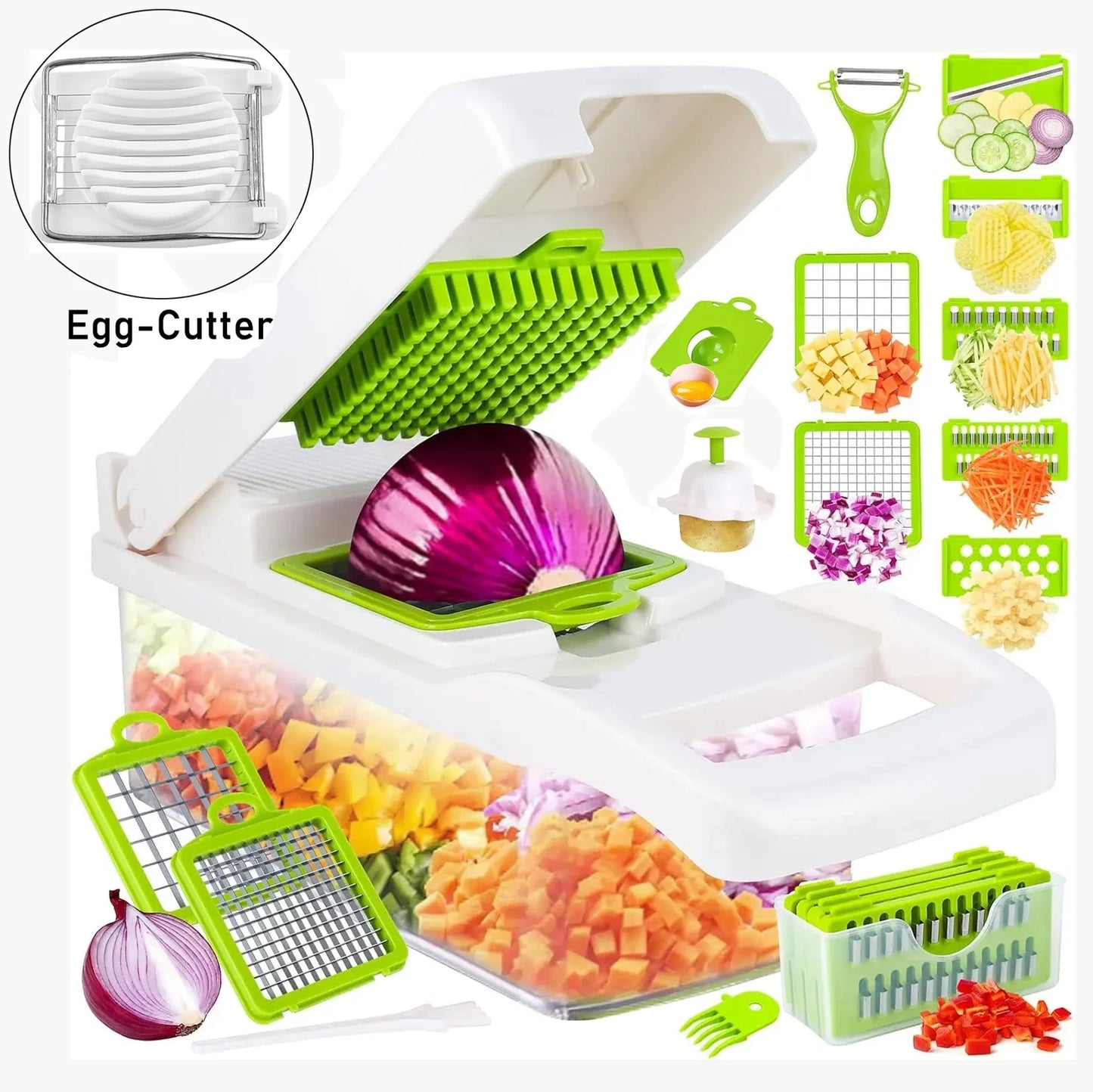Multifunction Vegetable Cutter And Food Chopper Kitchen Gadget