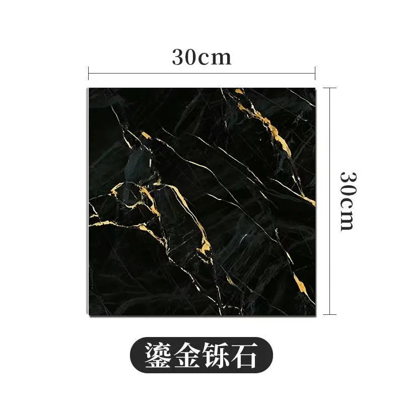 Censor Simulated Thick Marble Tile Floor Sticker PVC Waterproof