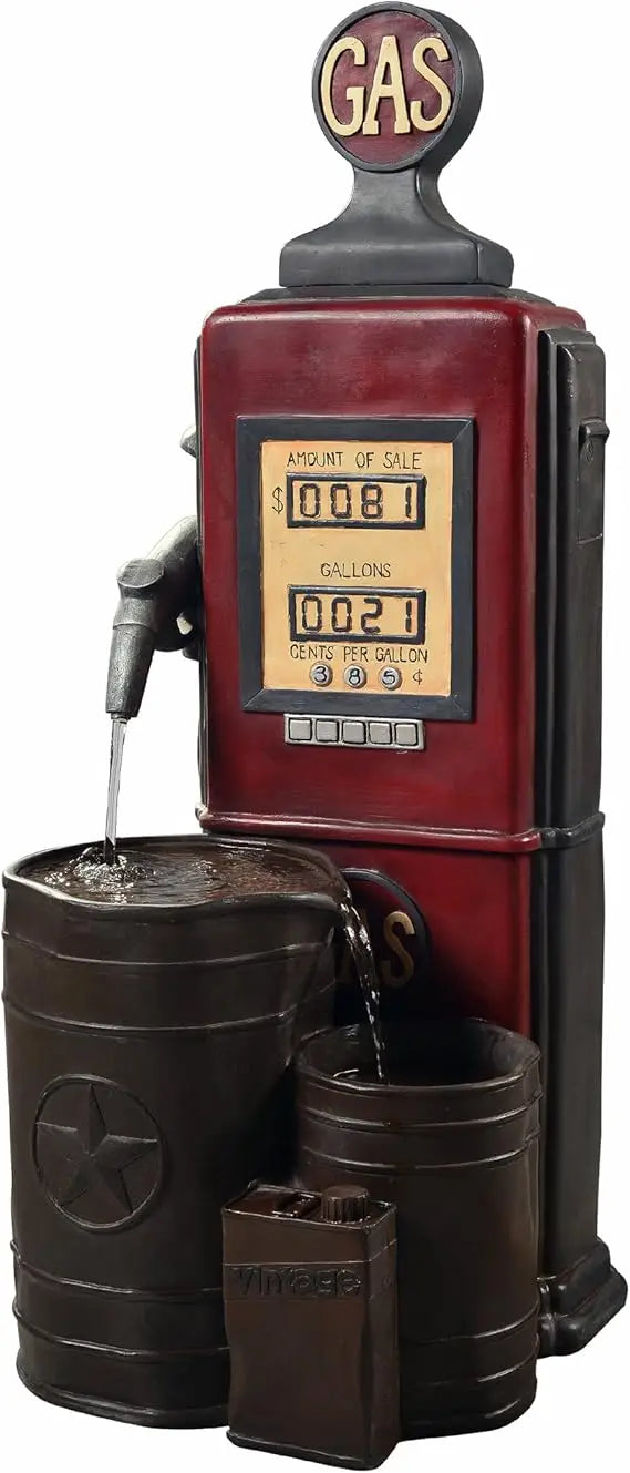 XMSJ Vintage Style 3 Tier Waterfall Fountain With Pump