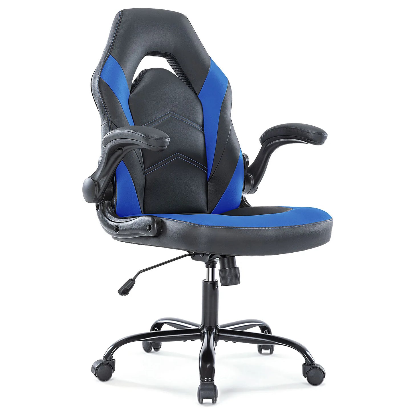 JHK Ergonomic Gaming Office Chair With Adjustable PU Leather Armrests