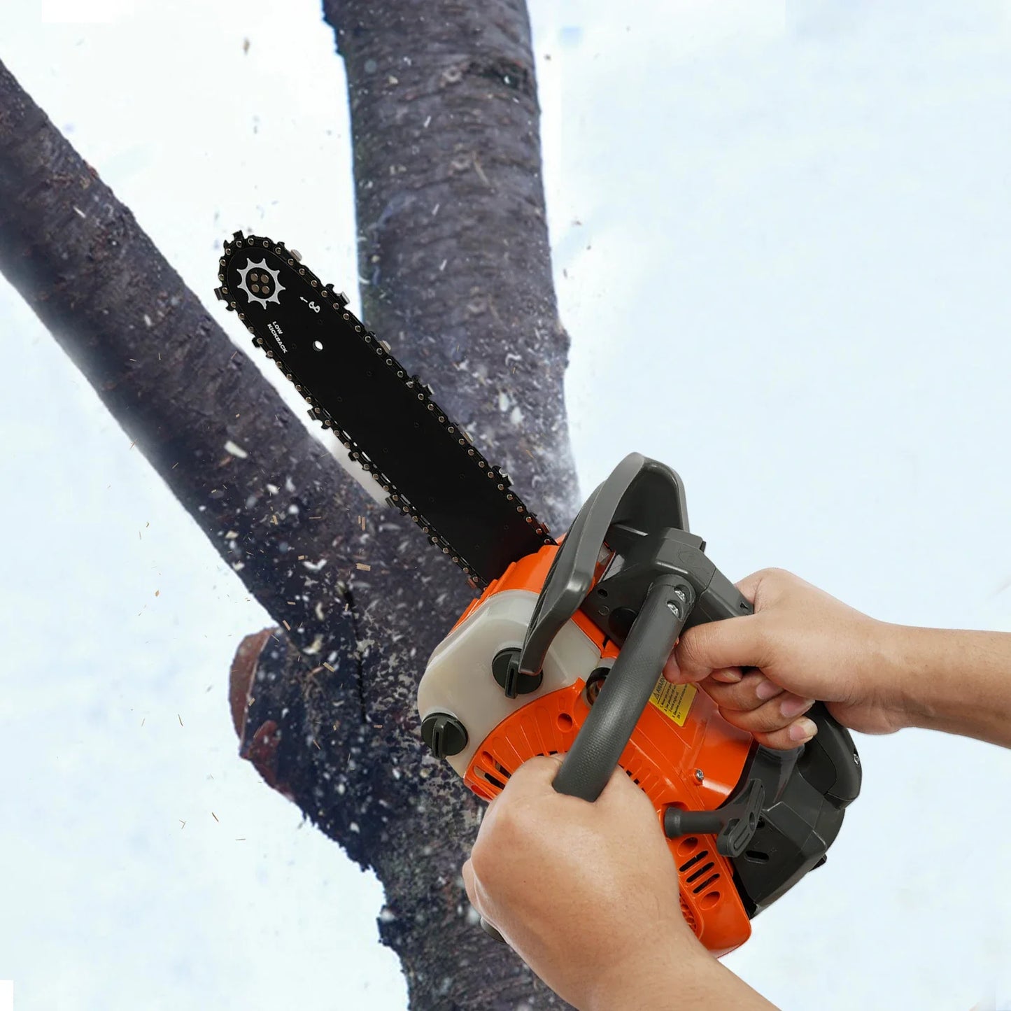 900W Gasoline Chainsaw Aluminum Nylon Build for Logging and Pruning