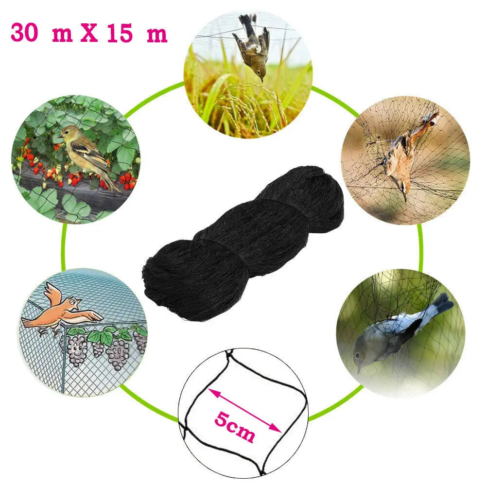 Heavy Duty Bird Netting Nylon Mesh Garden Netting For Fruit Trees