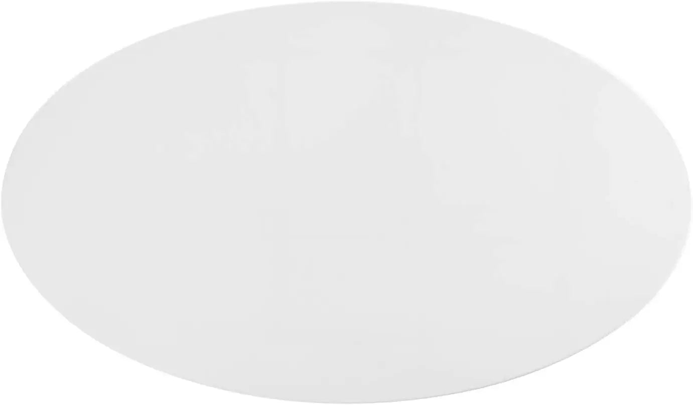 XMSJH Lippa Mid Century Modern Oval Dining Table Pedestal