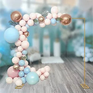 Wedding Arch Stand With Bases Metal Garden Decoration