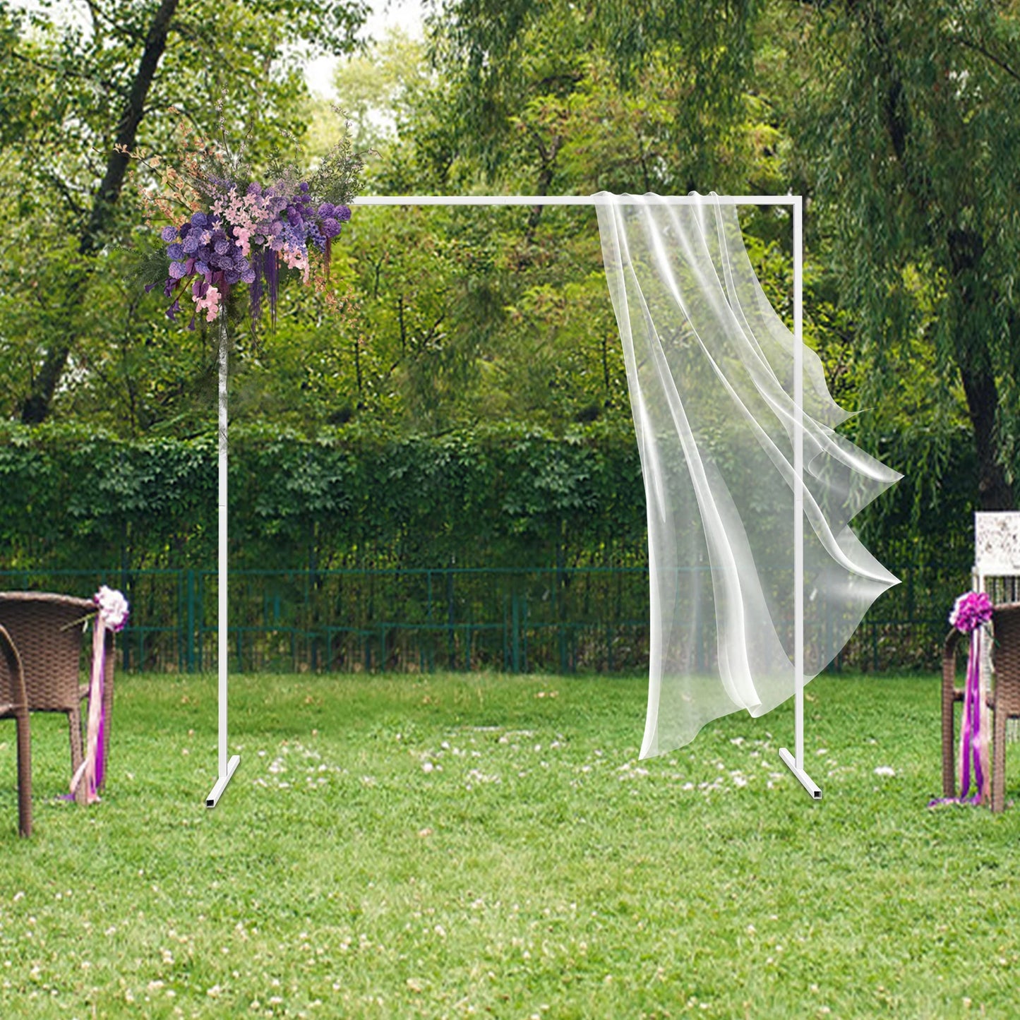 NONECN Metal Arch Wedding Balloon Holder With Adjustable Height