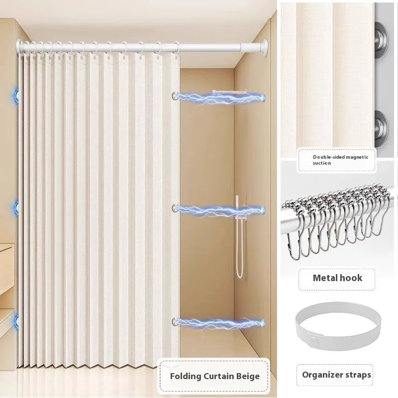 Craft Of Weaving Waterproof Linen Shower Curtain Magnets