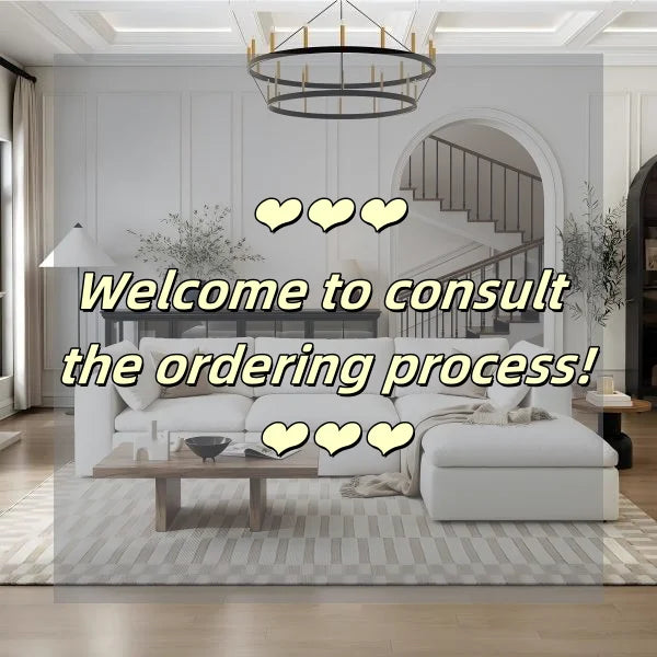 Modular Fabric L Shaped Sectional Sofa Set for Home Office