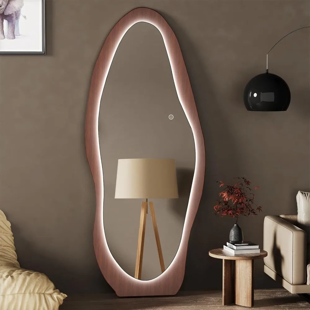 Huanhui LED Full Body Mirror With Lights Shatterproof