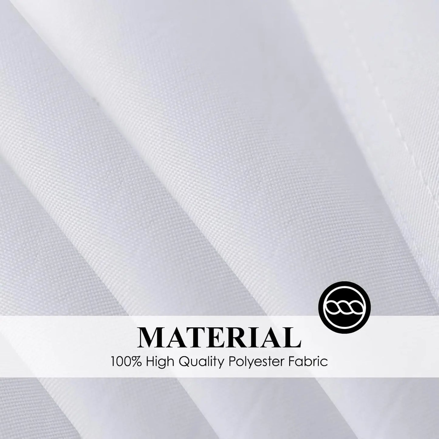 XMSJ Round Tablecloth 10 Pack Washable Linen Polyester